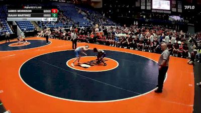 113 lbs Finals (8 Team) - Isaiah Martinez, Rockton (Hononegah) vs James Morrison, Aurora (Marmion Academy)