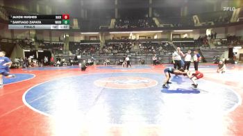 90 lbs Final - Jaxon Hughes, Backyard Brawlers Wrestling Club vs Santiago Zapata, Woodland Wrestling