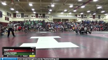 152 lbs Round 3 - Royce Nilo, Milton vs Cyrus Mathes, South Tama County