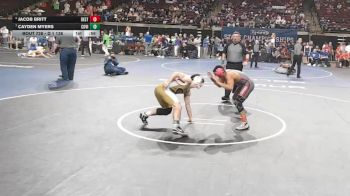 D 1 138 lbs Cons. Semi - Cayden Myers, Covington vs Jacob Britt, Destrehan