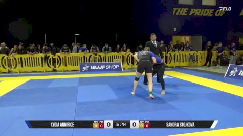 Sandra Stojkova vs Lydia Ann Rice 2025 Pan IBJJF Jiu-Jitsu No-Gi Championship