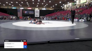 68 kg Semis - Kyler Knaack, Immortal Athletics WC vs Owen McMullen, Pennsylvania