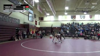 126 lbs Semifinal - Adam Carey, Independence vs Wesley Gaston, Union, LaPorte City