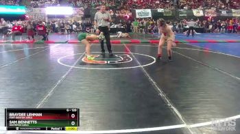 G - 120 lbs Cons. Round 2 - Sam Bennetts, Whitefish Girls vs Braydee Lehman, Fort Benton Girls