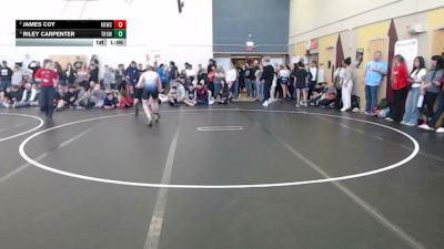 138 lbs Champ. Round 1 - James Coy, Kimberly Bulldog Wrestling Club vs Riley Carpenter, Thunder Ridge Outlaws Wrestling Club