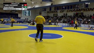 129 lbs Consi Of 16 #2 - Jamiel Castleberry, Oak Park River Forest (IL) vs Julian Holguin, Bellarmine Prep