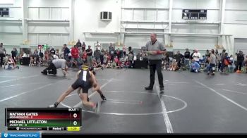 84 lbs Finals (2 Team) - Michael Littleton, Jacket WC vs Nathan Gates, Neighborhood