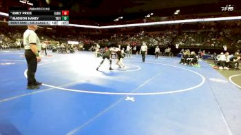 105 Class 2 lbs Cons. Round 2 - Madison Haney, Troy Buchanan vs Emily Price, Ozark