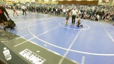 100 lbs Semifinal - Max Reynoso, Outlaws WC vs Wyatt Mendez, Ram WC