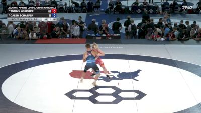 132 lbs Semis - Tommy Wurster, Ohio vs Caleb Schaefer, Indiana