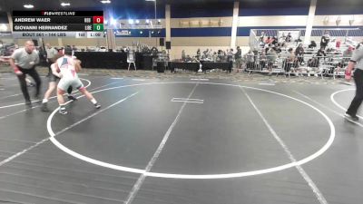 144 lbs Round Of 32 - Andrew Waer, Red Wolf WC vs Giovanni Hernandez, Liberty HS