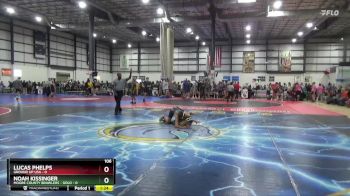 106 lbs Round 1 (4 Team) - Noah Kissinger, MOORE COUNTY BRAWLERS - GOLD vs Lucas Phelps, GROUND UP USA