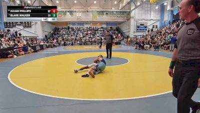 113 lbs 3rd Place Match - Blake Walker, Cape Henlopen H S vs Julian Phillips, William Penn H.S.