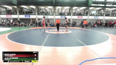 124-136 lbs Cons. Round 1 - Enzo Basso, Thunderbirds vs Alex Schriner, Sherrard