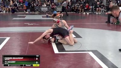 126 lbs Round 1 - Cannen Beaumont, Denver vs Ty Moudry, NH/TV