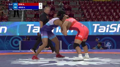 68 kg 1/4 Final - Ami Ishii, Japan vs Arju Arju, India