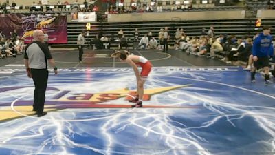 107 lbs Semis & 1st Wrestleback (8 Team) - Garrett Bjerga, Staples-Motley, MN vs Hunter Wrhel, Evansville, WI