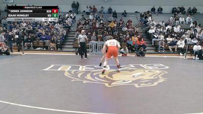 165 lbs Cons. Round 2 - Izaak Hunsley, Northern State vs Derek Johnson, St. Cloud State