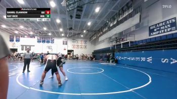 285 lbs Champ. Round 2 - Ray Rice, Worland vs Daniel Clawson, Riverton