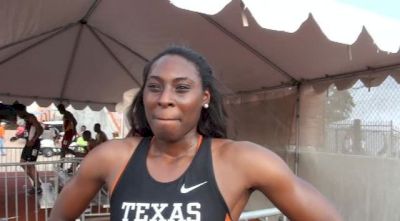 Chalonda Goodman runs a SB of 1134 and wants to finish strong on her home track