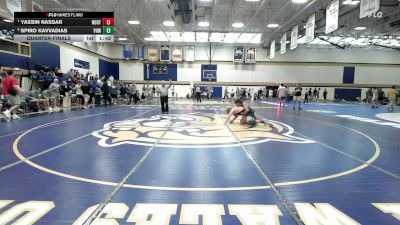 175 lbs Quarterfinal - Yassin Nassar, Northfield Mount Hermon vs Spiro Kavvadias, Vougar's Honors Wrestling