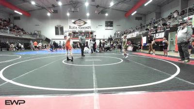 76 lbs Rr Rnd 1 - Isaac Glover, Brushy Wrestling Club vs Abel Glover, Brushy Wrestling Club