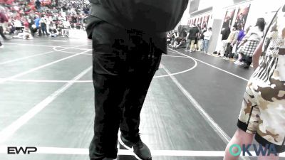 49 lbs Quarterfinal - Eli Crutchfield, Collinsville Cardinal Youth Wrestling vs Michael Cawthorne, Tiger Trained Wrestling