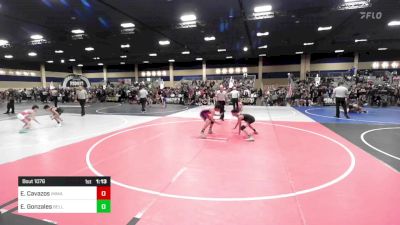 102 lbs Round Of 32 - Evan Cavazos, Immanuel HS vs Elias Gonzales, Bella Vista HS