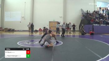 138 lbs Prelims - Roy Dunn, Westmont Hillto vs Jack Nuermberger, Gilman