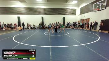 155 lbs Quarterfinal - Breanna Klein, Clover Park (Girls) vs Asha Martin, Aberdeen (Girls)