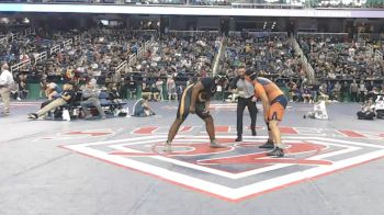 4A 285 lbs Cons. Round 1 - Kayden Clark, Southwest Onslow High School vs Ricardo Gonzalez, North Pitt High School