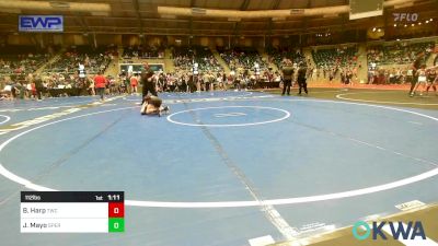 112 lbs Quarterfinal - Brighton Harp, Tahlequah Wrestling Club vs Johnathan Mayo, Sperry Wrestling Club