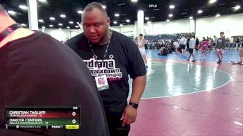 175 lbs Round 1 (6 Team) - Dakota Centers, Indiana Smackdown Black vs Christian Tagliati, Team Nauman Orange