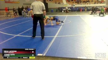 D4-132 lbs Cons. Round 1 - Beau Jackson, Valley Christian vs Cohen Soto, Thatcher