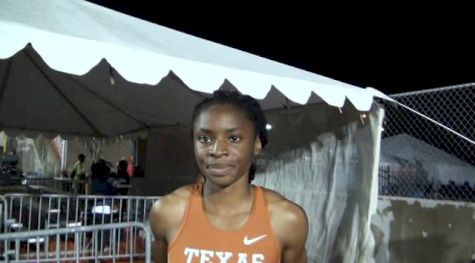 For the second day in a row, Courtney Okolo runs a PR in the 400m