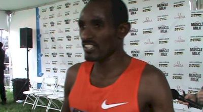 Ibrahim Jelian finishes 3rd in 5000 after coming back from injury at 2013 Adidas Grand Prix