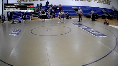 124 lbs 3rd Place Match - Leah Sample, Saegertown Hs vs Braylee Ireland, Knoch Hs