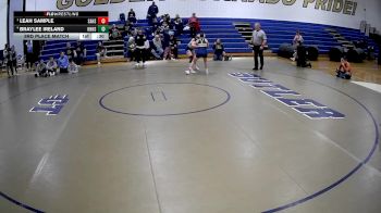 124 lbs 3rd Place Match - Leah Sample, Saegertown Hs vs Braylee Ireland, Knoch Hs