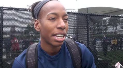 Straight from the airport to the track, Bridgettta Barrett