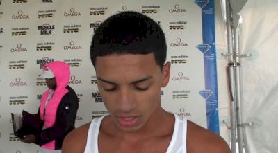 Andres Arroyo says today wasn't the day to run for time after fading in Dream Mile