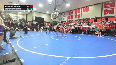 144 lbs Consi Of 8 #1 - Alejandro Battiest, McLain vs Cooper Leatherman, Hilldale