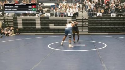 157 lbs Quarters & 1st Wb (16 Team) - Shawn Bailey, Coahulla Creek vs Jeremiah Amos, Cook