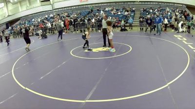 10U Boys - 93 lbs Champ. Round 1 - Harrison Van Sickel, Franklin County Flyers Wrestling vs Denver Marion, Perry Meridian Wrestling Club