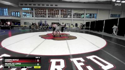 285 lbs Cons. Round 1 - Joseph Boyle, Springfield vs Nicholas Lopez, Elmira College