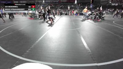 85 lbs 3rd Place - Jax McDonnell, Old Bridge vs Brock Strahlendorff, Westfield