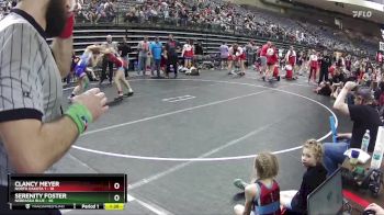138 lbs Round 3 (6 Team) - Serenity Foster, Nebraska Blue vs Clancy Meyer, North Dakota 1