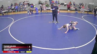 70 lbs Round 3 - Tucker Wilson, Lewis Academy vs Riggins Arsenault, Warriors Of Christ