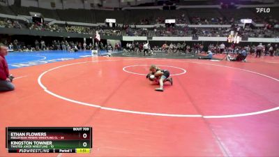 National 3-5 68 Champ. Round 1 - Ethan Flowers, Midlothian Miners Wrestling Cl vs Kingston Towner, Twisted Joker Wrestling