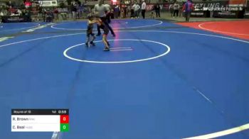 46 lbs Prelims - Ryker Brown, Raw vs Chance Beal, Hudson WC