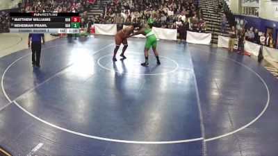 285 lbs Champ. Round 1 - Nehemiah Prawl, Rancho vs Matthew Williams, Bonanza